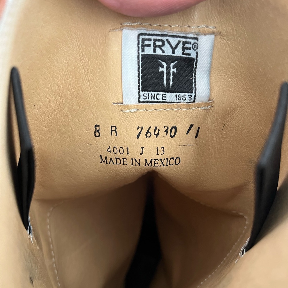 Frye Melissa Button Back Zip Brown - image 7